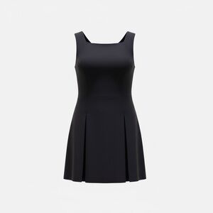 Anne Klein II Vintage Wool Lined Mini Dress Black Size 14